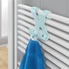 Biomak® Hang it Pratik Kolay Taşımabilir Havlupan 2 Kancalı Banyo Askısı