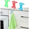 Biomak® Hang it Pratik Kolay Taşımabilir Havlupan 2 Kancalı Banyo Askısı
