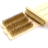 Biomak® Metal Telli Fırça Ahşap Saplı Pas Kir Sökme Temizleme Fırçası