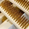 Biomak® Metal Telli Fırça Ahşap Saplı Pas Kir Sökme Temizleme Fırçası
