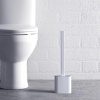 Biomak® Duvara Monte Edilebilir Kapaklı Askılı Klozet Yumuşak Silikon Başlıklı Tuvalet Fırçası Seti