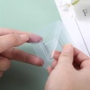 Biyomak® Eşya Sabitleme Askısı 10 Çift Şeffaf Çift Taraflı Yapışkanlı Geçmeli Klips