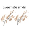 Biomak® 100 cm Dekoratif Dallı Sedef Ağacı Çiçeği Yapay Sahte Süs Bitkisi