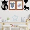 Biomak® DECO103 Supermen Dekoratif Duvar Süsü Tablo Aksesuar Ahşap Tasarım Hediye Pano Sticker Seti