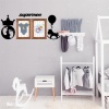 Biomak® DECO103 Supermen Dekoratif Duvar Süsü Tablo Aksesuar Ahşap Tasarım Hediye Pano Sticker Seti