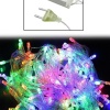 Biomak® 10 Metre 100 Ledli 8 Fonksiyonlu Karışık Renkli RGB Led Lamba