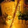 Biomak® 10 Metre 100 Ledli 8 Fonksiyonlu Dekoratif Lambader Sarı Lamba