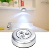 Biomak® Kablosuz Spot Pilli Dokunmatik Led Lamba 3 Ledli Dolap Lambası