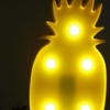 Biomak® Ananas Şeklinde Ledli Dekoratif Eğlenceli Çocuk Gece Lambası