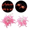 Biomak® 10lu Pilli Led Flamingo Dekoratif Işık Zinciri Aydınlatma 1,5 Mt