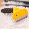 Biomak® Fubminator Kedi Köpek Tüy Toplama Tarağı  Kaşıma Aparatı 4,5 Cm