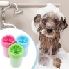 Biomak® Silikon Jel Fırçalı Kedi Köpek Pati Ayak Temizleme Kovası Büyük