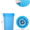 Biomak® Silikon Jel Fırçalı Kedi Köpek Pati Ayak Yıkama Temizleme Kovası (Küçük)