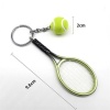 Biomak® Gerçekçi Tenis Raketi Tasarımlı Şık Anahtarlık Kolye Çanta Süsü Tennis Keychain