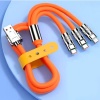 Biomak® 3 in 1 Type-C + Micro Usb + Lightning Hızlı Şarj Kablosu Silikon Kablo 1 Metre Opp Ambalaj