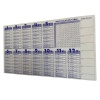 Biomak® Statik Akıllı Kağıt Ingilizce Çarpım Tablosu 100x56 Cm(1 Adet Silgili Kalemli)