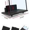 Biomak® Telefon ve Tablet Ekran Büyütücü Aparat Kırmızı
