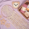 Biomak Loren Crafts 10 Adet Ham Boru Ahşap Boncuk 16mm