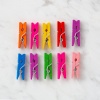 Biomak Loren 10 lu Karışık Renk Mini Ahşap Mandal