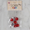 Biomak® Loren Crafts kırmızı 8 li düğme - 204