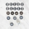 Biomak Loren Manyetik Mat Gümüş Metal 5 li Çıt Çıt Set