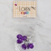 Biomak® Loren Crafts mor 8 li düğme - 236