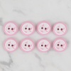 Biomak® Loren Crafts pembe 8 li balık düğme - 571