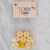 Biomak® Loren Crafts sarı 8 li balık düğme - 579