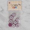 Biomak® Loren Crafts vişne çürüğü 8 li yuvarlak düğme - 44