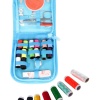 Biomak® İplik Set Fermuarlı Plastik Dikiş Seti Mavi