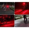3 Fonksiyon Lazer Şerit 5 Led Stop Bisiklet Lamba 7 Fonksiyon