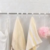 Biyomak® 6 Serbest 2 Sabit Kancalı Vantuzlu Banyo Mutfak Havlu Askılığı