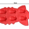 ® Bomba Füze Şeklinde Silikon 6 Hazneli Çikolata Buz Kalıbı
