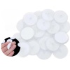 Biyomak® 20 Adet Şeffaf Yuvarlak 3 Cm Çaplı Güçlü Disk Yapışkanlar