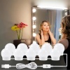 Biyomak® Nostalji Hollywood Tarzı 10lu Makyaj Masası Aynası Beyaz Led Işıklı Lamba USB