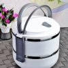 Biyomak® Sefer Tası Yemek Termosu Saklama Kabı Termosu 2li - ÇELİK Mavi
