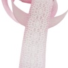 ® Tafta Dantel Görünümlü Kurdele Pembe 25 mm 10 Metre