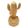 ®  Led Işıklı Sevimli Kaktüs Dekoratif Masa Lambası Mini Biblo Gece Lambası-GOLD