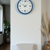 Biyomak® 36 Cm Mavi Dekoratid Duvar Saati