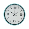 Biyomak® 36 Cm Turkuaz Dekoratif Duvar Saati