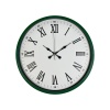 Biyomak® 36 Cm Yeşil Dekoratif Duvar Saati