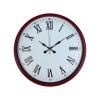 Biyomak® 36 Cm Kırmızı Dekoratif Duvar Saati