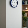 Biyomak® 36 Cm Lacivert Dekoratif Duvar Saati