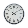 Biyomak® 36 Cm Beyaz Dekoratif Duvar Saati