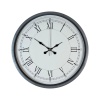 Biyomak® 36 Cm Gri Dekoratif Duvar Saati