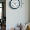 Biyomak® 36 Cm Mavi Dekoratif Duvar Saati