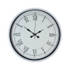 Biyomak® 36 Cm Beyaz Dekoratif Duvar Saati