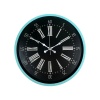 Biyomak® 36 Cm Turkuaz Dekoratif Duvar Saati