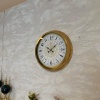Biyomak® 40 Cm Gold Lüks Duvar Saati