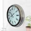 Biyomak® 40 Cm Krom Elegance Duvar Saati